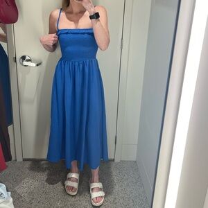 H&M Blue Midi Dress